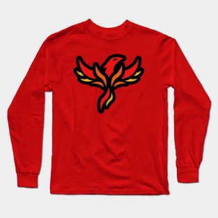 Fire Phoenix - Colored Long Sleeve T-Shirt